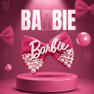 barbie hair bow